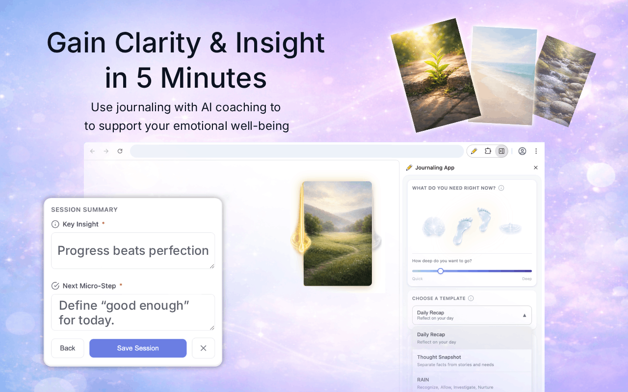 Journaling App - AI coaching and self-reflection